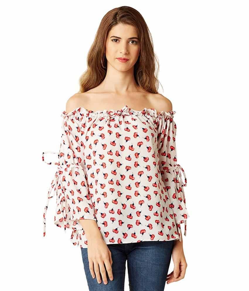 Miss Chase Women's Polyester Regular Top ( Multicolor ) Miss Chase Women's Polyester Regular Top ( Multicolor )