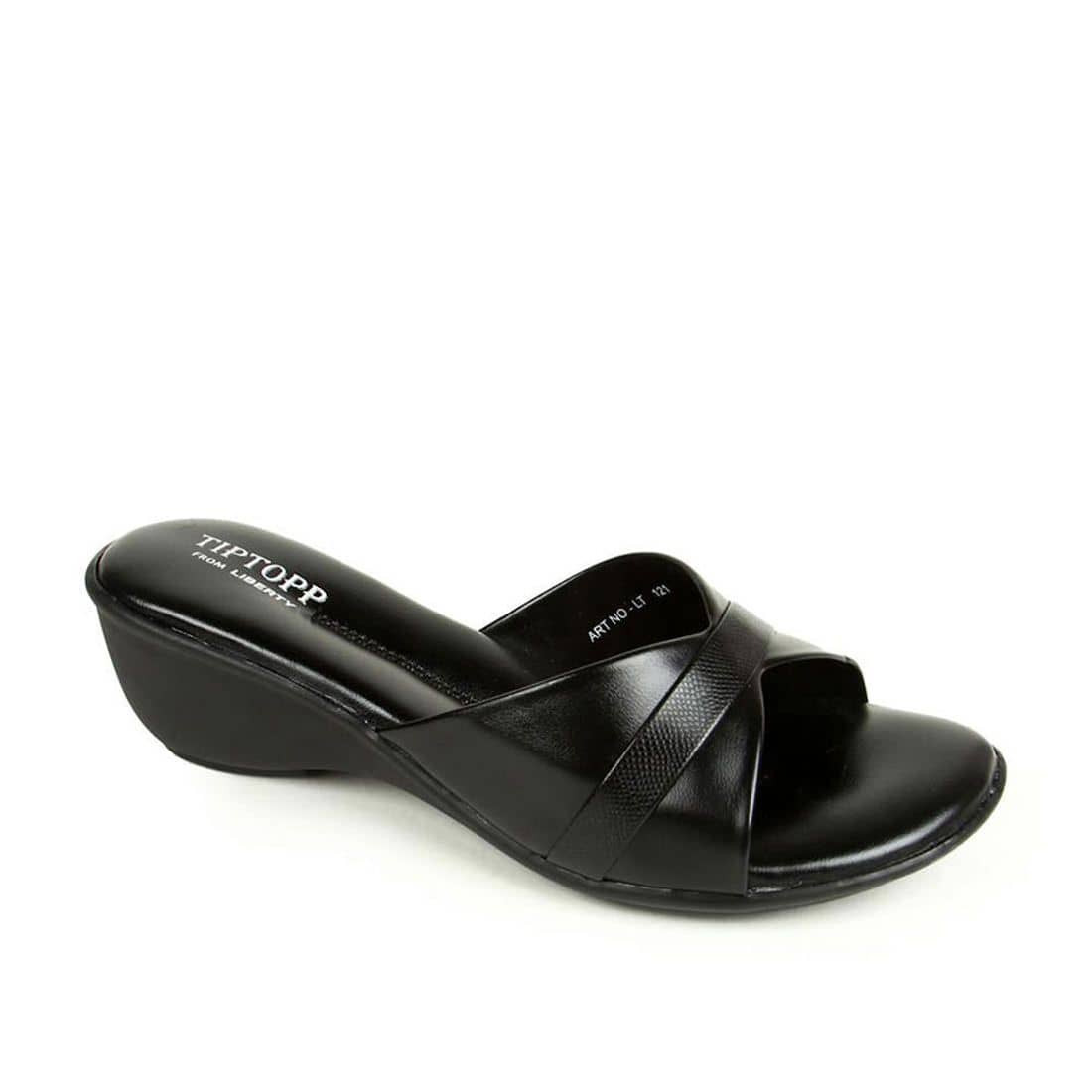 Tiptopp - Black Women's Slip On Heels - Heels | Buy online on ZillyBuy