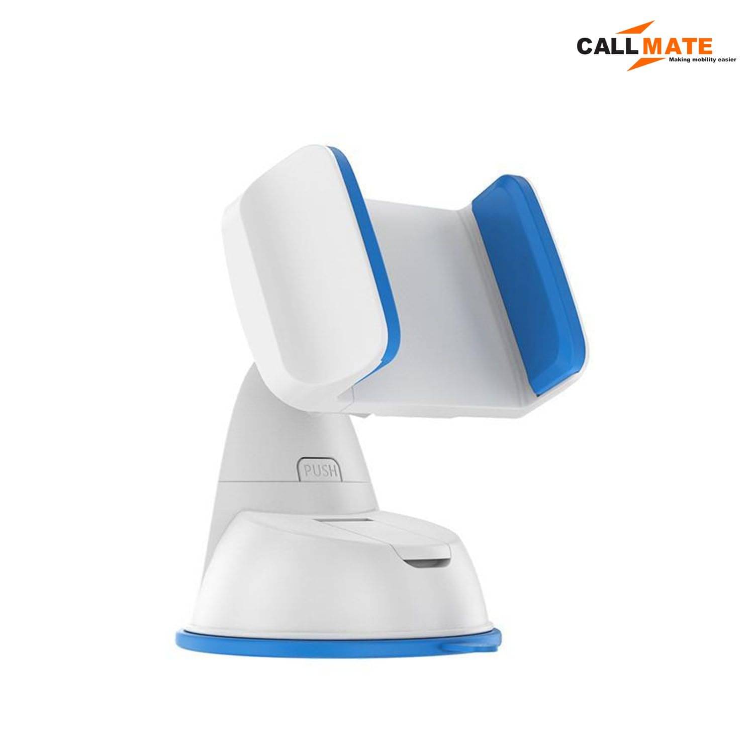 Callmate Car Mobile Holder Single Clamp for Dashboard & Windshield - Blue Callmate Car Mobile Holder Single Clamp for Dashboard & Windshield - Blue