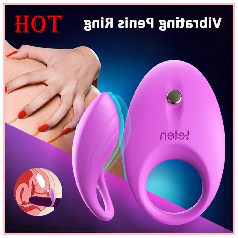HOT Adult Soft Touch Vibrating Sex Delay Male Ring Clitoral Vibrator Couple  Sex Aid Toy