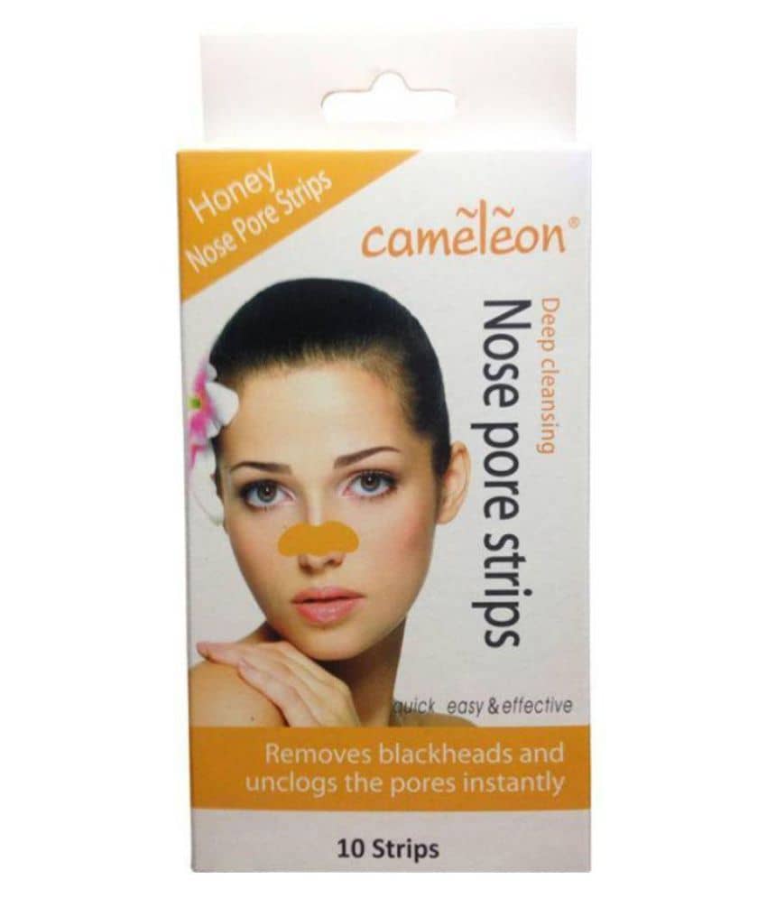 Cameleon Honey nose pore strips Wax Strips for 10 Pcs