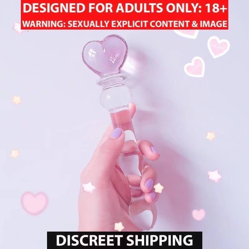 Sex Toys for Female Anime Sailor Moon Magic Wand Cute Glass Crystal Dildo  Butt Plug