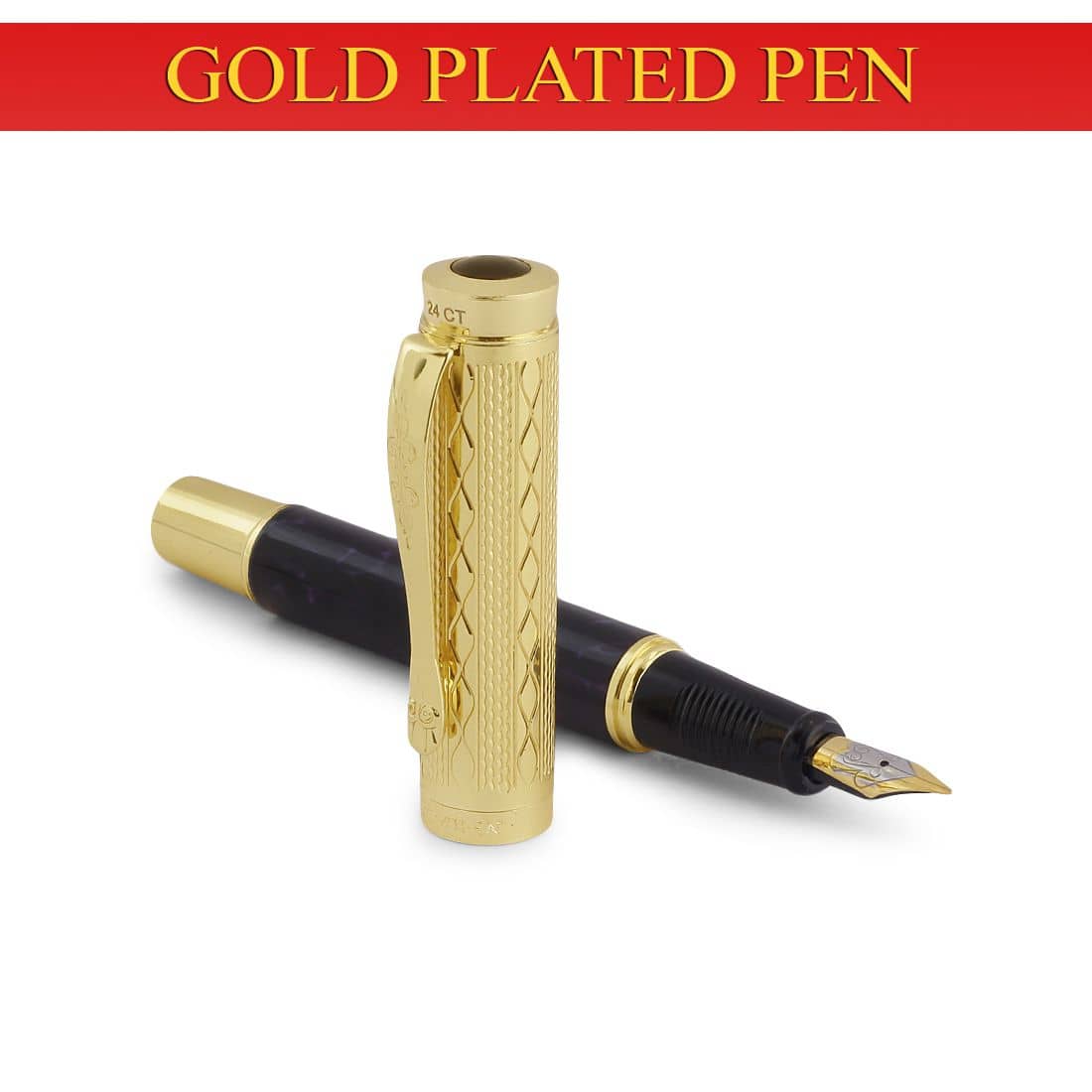 Hayman - Gold Extra Fine Line Fountain Pen (Pack of 1)