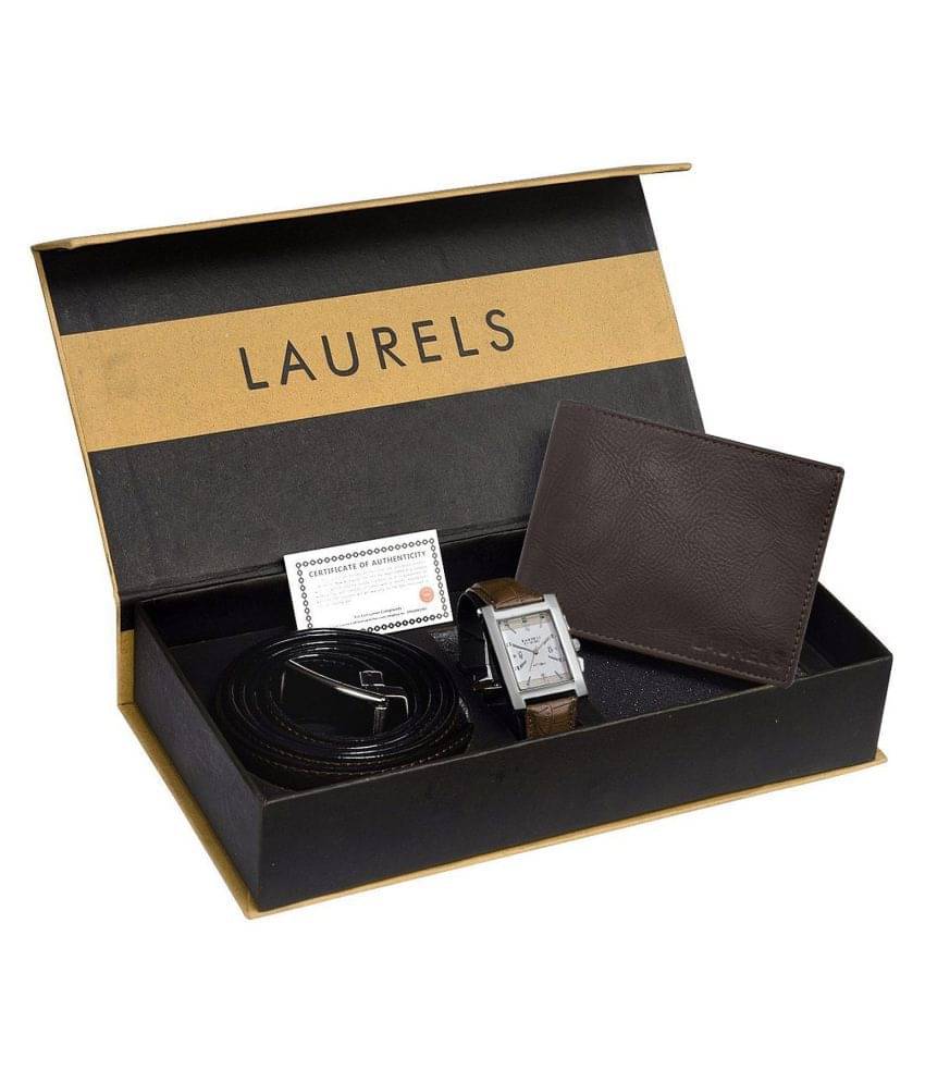 Laurels Watch and Wallet Combo- Cp-Imp-201-Urb-09 Laurels Watch and Wallet Combo- Cp-Imp-201-Urb-09