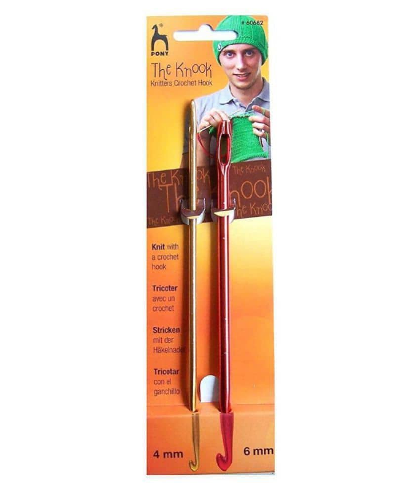 Pony The Knook Knitters Crochet Hook - Knooking Set 4mm 6mm