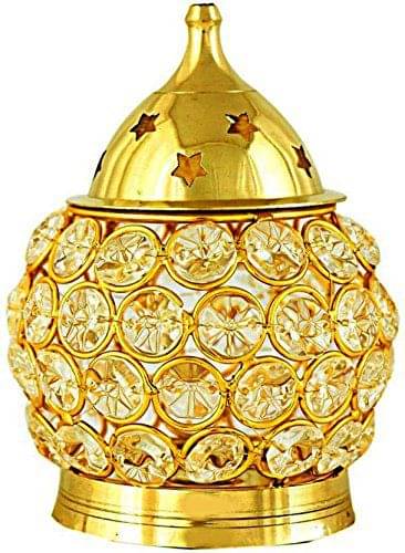     			Heaven Decor Brass Akhand Diya - Pack of 1