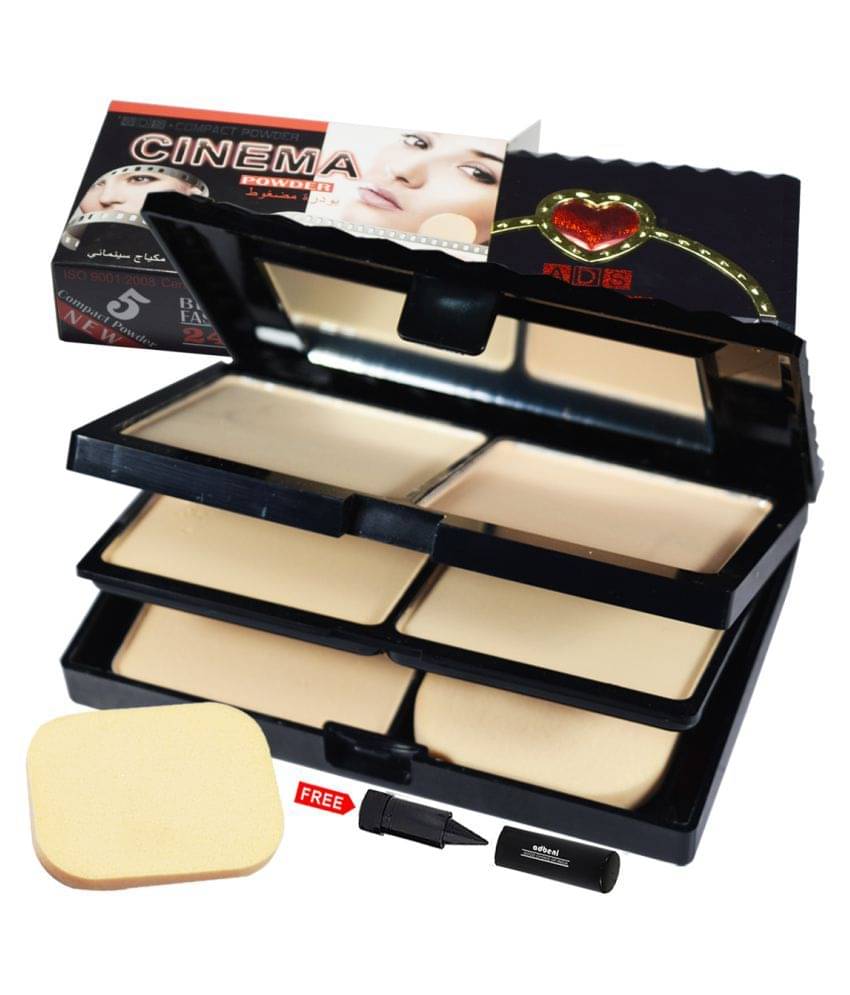     			ADS Cinema Compact Powder A8608-01 Pressed Powder Peach 46 gm