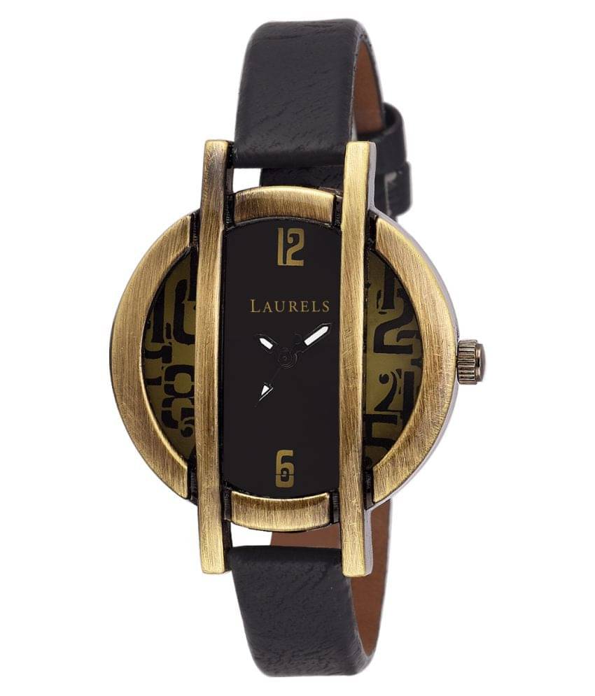 Laurels Black Color Analog Women's Watch With Strap: LWW-CHL-020204 Laurels Black Color Analog Women's Watch With Strap: LWW-CHL-020204