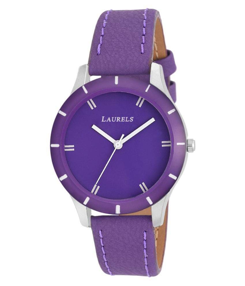     			Laurels Purple Color Analog Women's Watch With Strap:  LWW-COLORS-141407