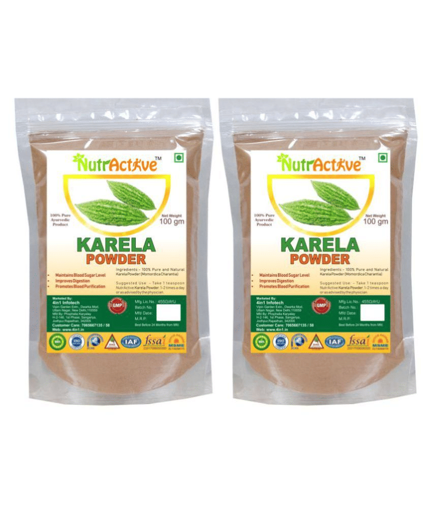     			Nutractive 100% Pure Karela Powder 200 Gm