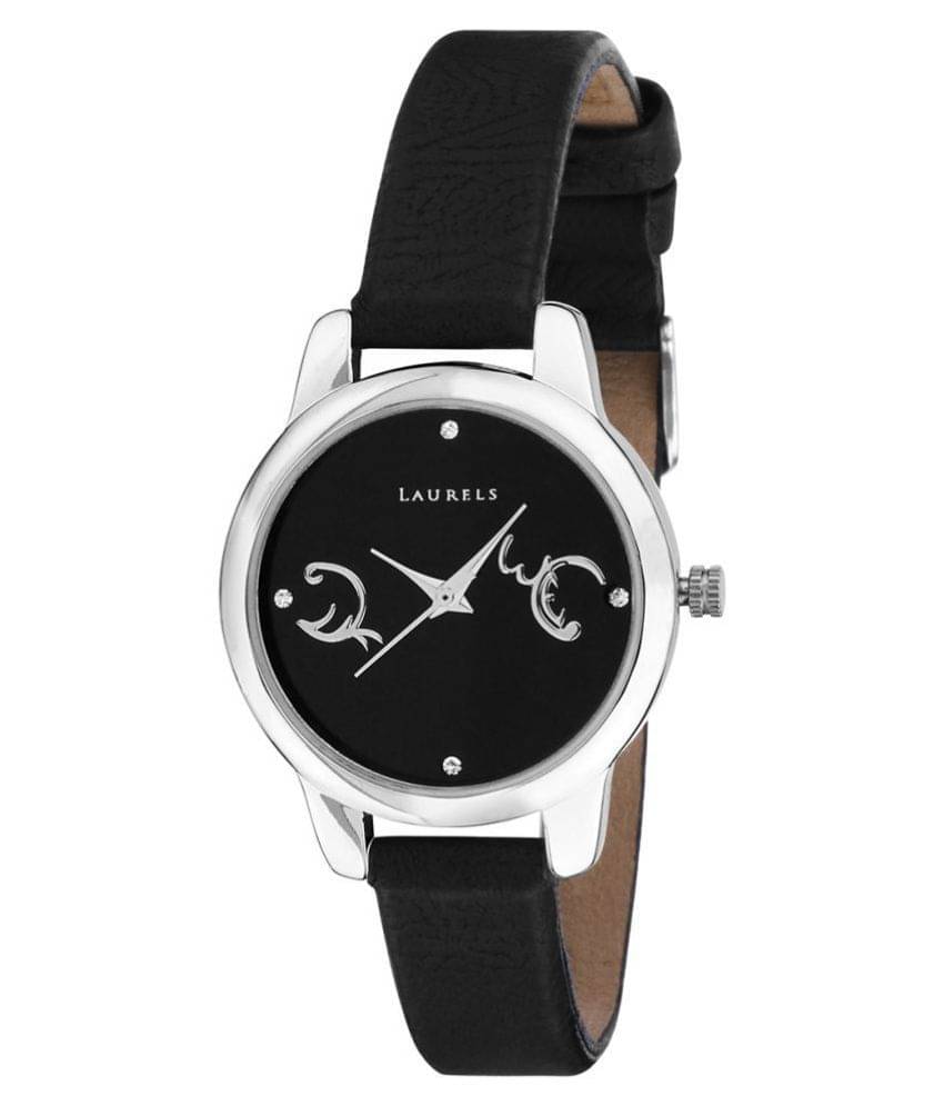     			Laurels Black Color Analog Women's Watch With Strap:  LWW-GRC-020207