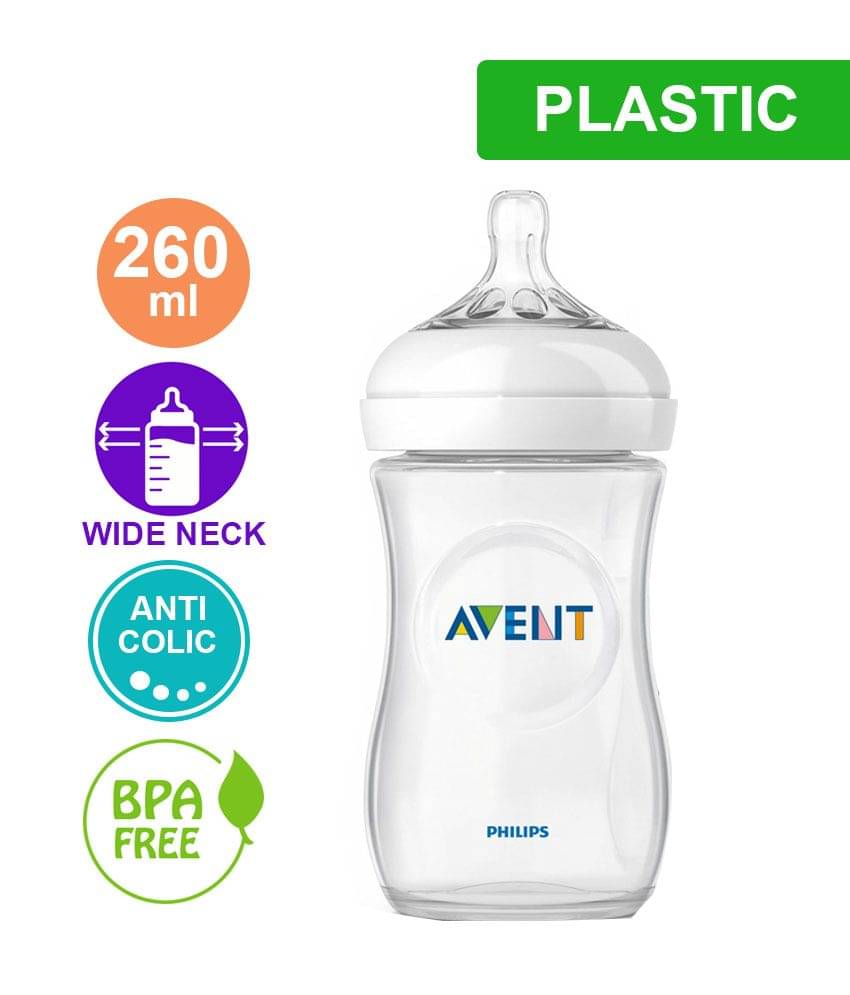 Philips Avent - Transparent 260 ml Feeding Bottle (Pack of 1)     			Philips Avent - Transparent 260 ml Feeding Bottle (Pack of 1)