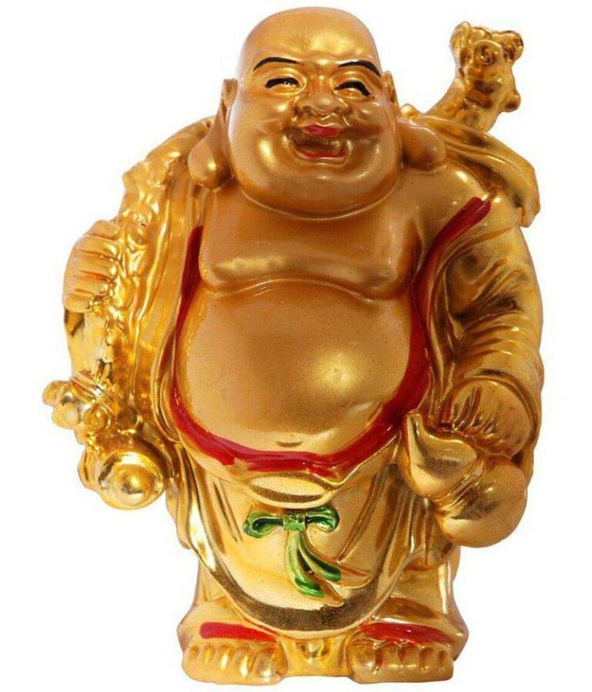     			Nitin collection  Resin Feng Shui Laughing Buddha Showpiece