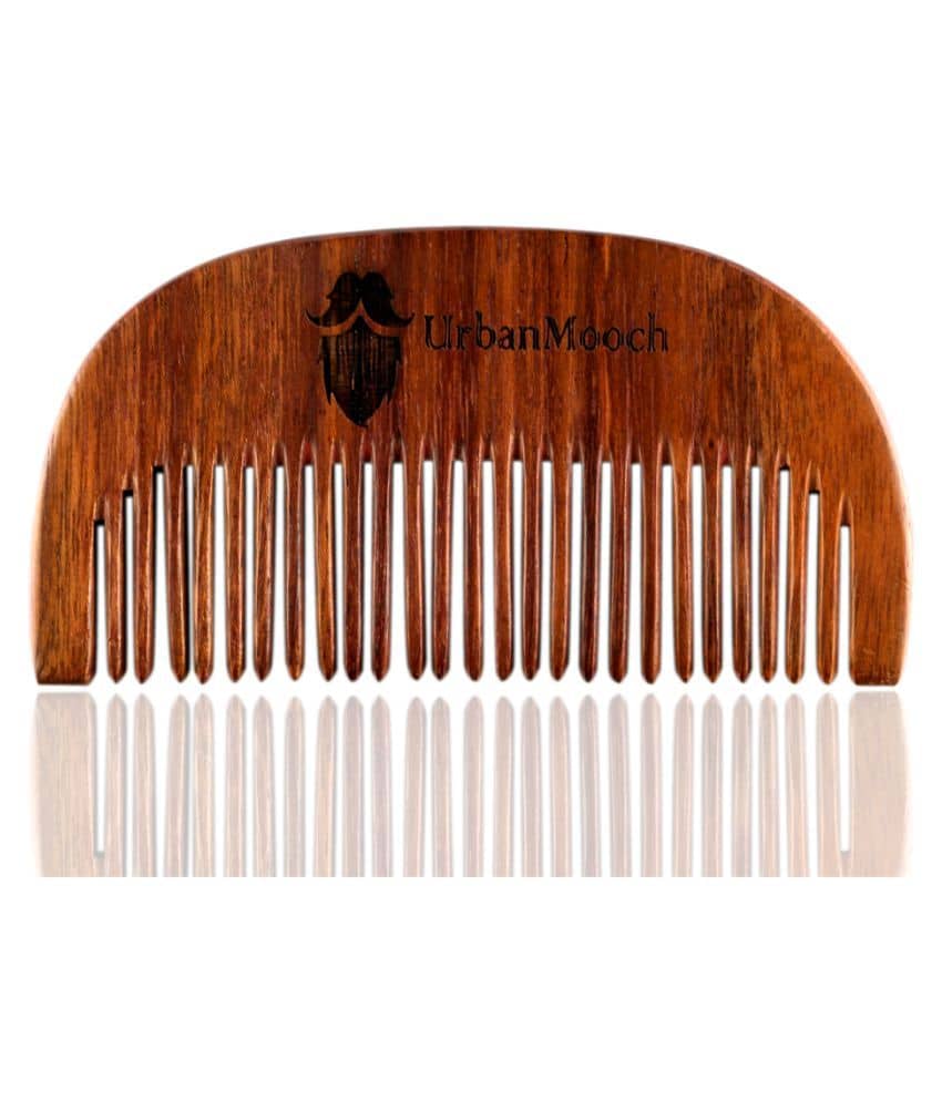 UrbanMooch Beard Comb Pocket Fine Tooth Comb 1 Pcs