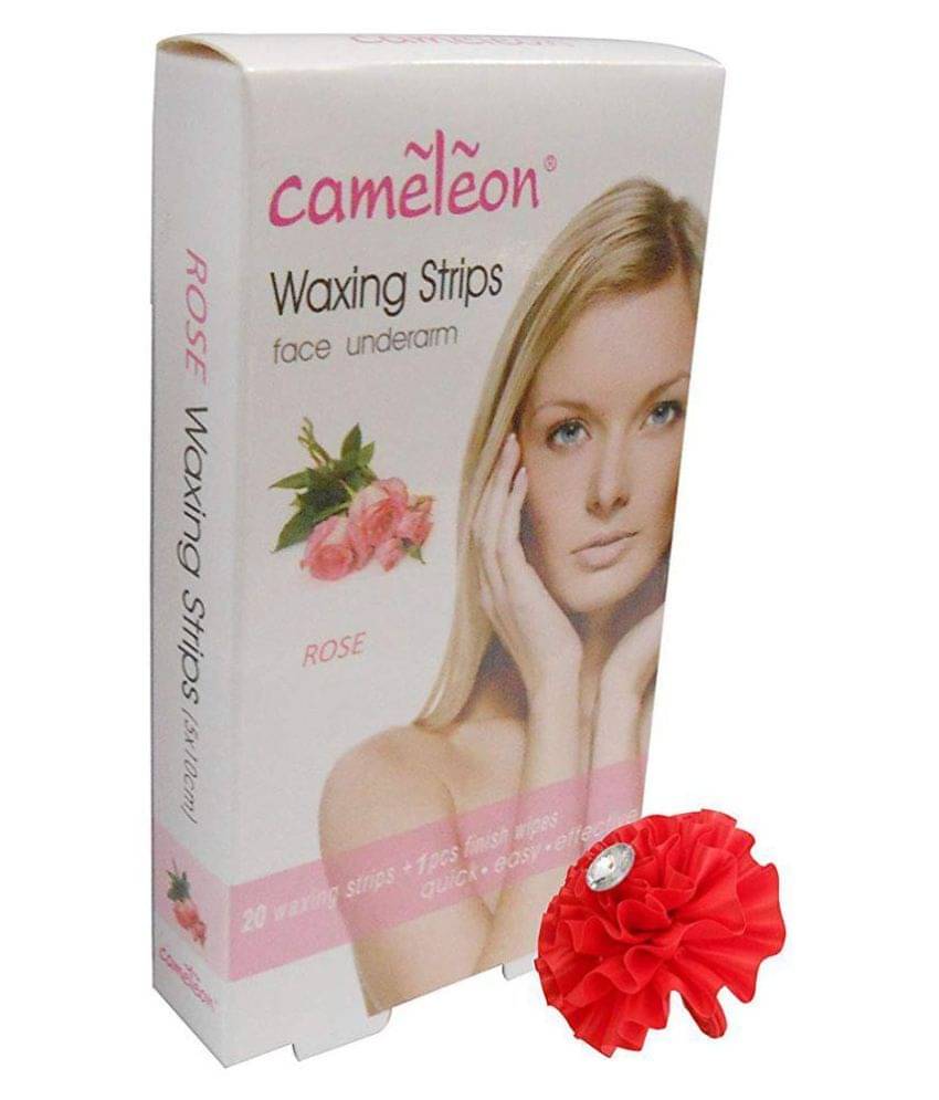     			Cameleon Wax Strips + Wipes for 10 Pcs
