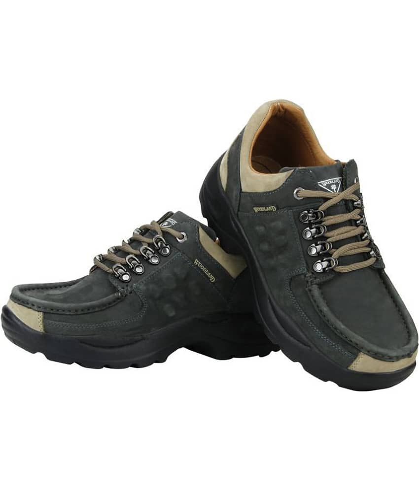 Woodland Outdoor Green Casual Shoes1