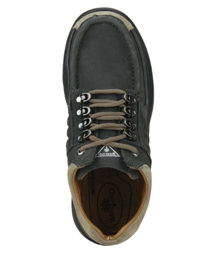 Woodland Outdoor Green Casual Shoes