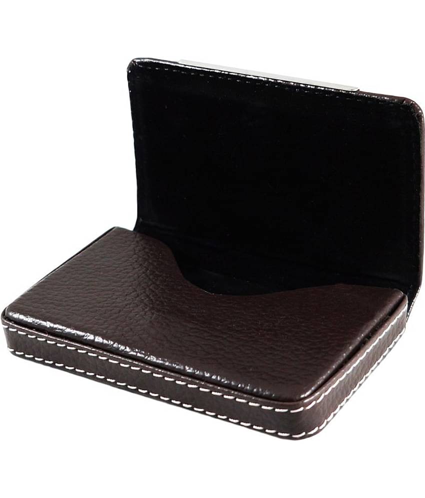 Auteur, Stylish Corporate Collection, For Men and Women, Metal and PU Body Magnetic Closure, Impress Your Clients with This Stylish Card Holder