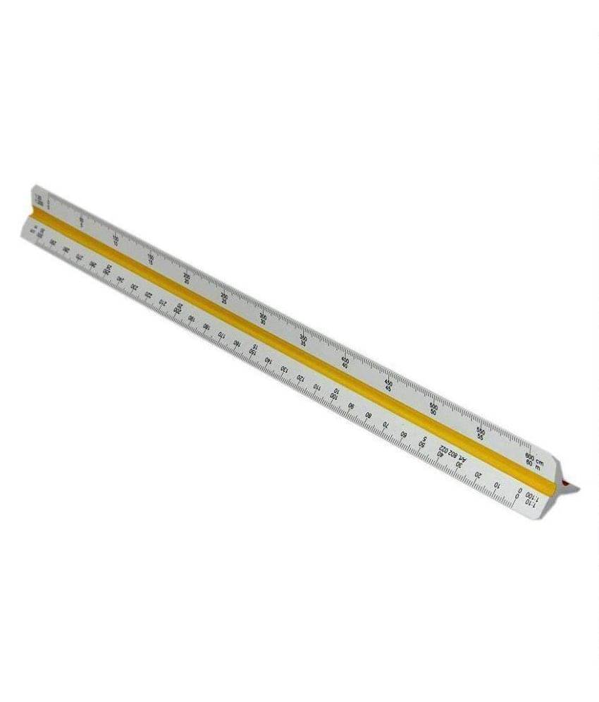     			Triangular Architect Scale, Engineers 12Inch Ruler, Scale ratio(1.10-1.750), 30 cm
