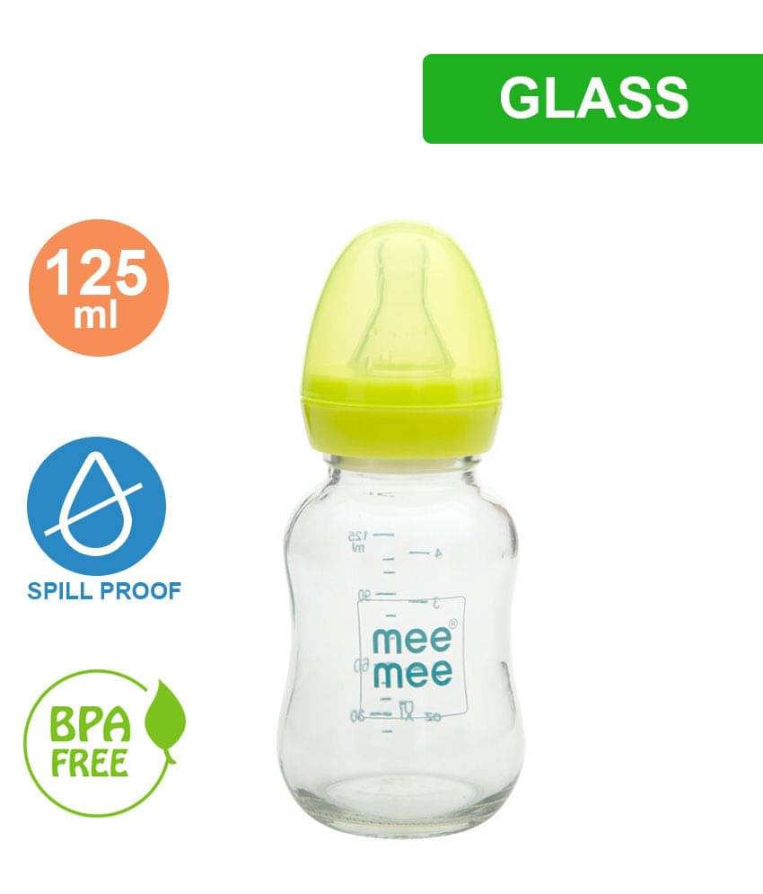     			Mee Mee 125 Green Feeding Bottle ( Pack of 1 )