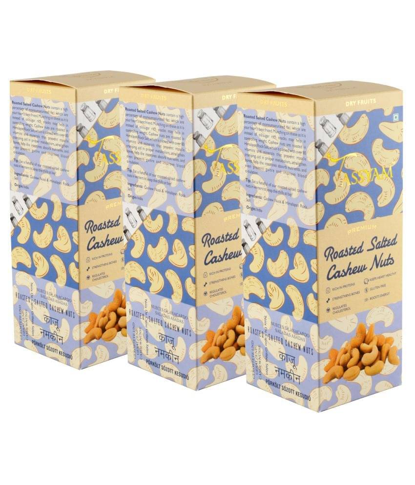Tassyam Cashew nut (Kaju) 200 gm Pack of 3 Tassyam Cashew nut (Kaju) 200 gm Pack of 3