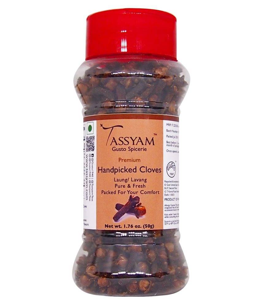 Tassyam Handpicked Cloves 50 gm Tassyam Handpicked Cloves 50 gm