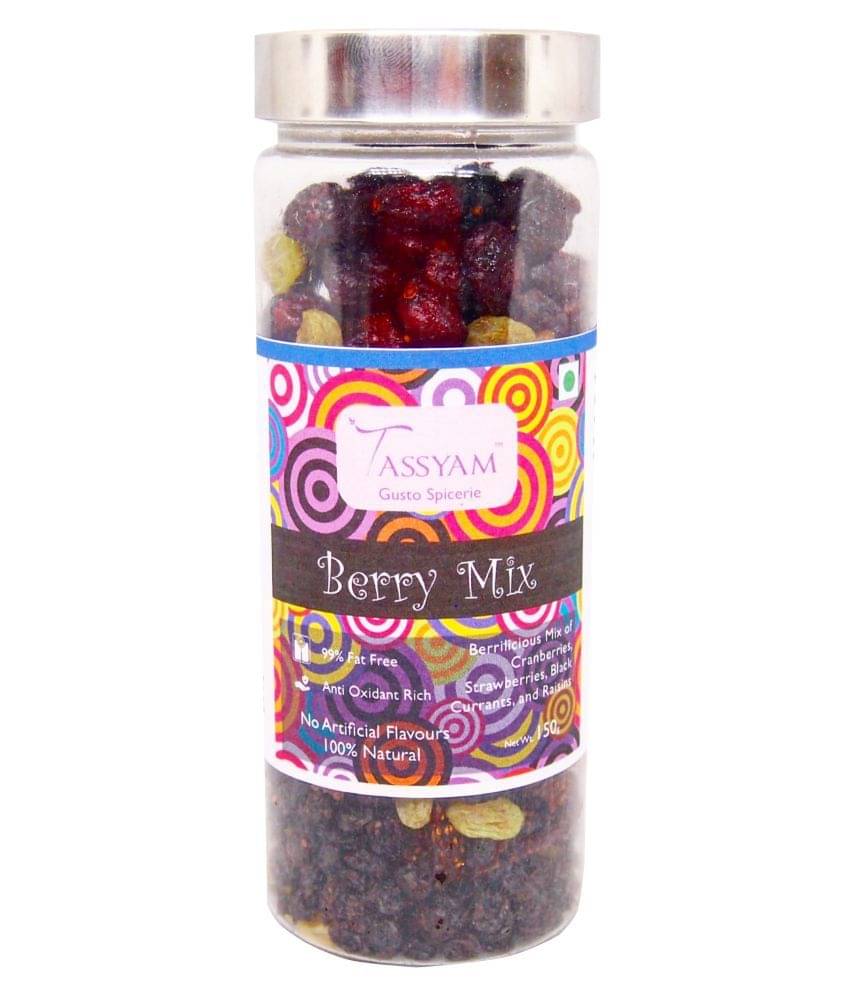 Tassyam Mixed Fruits 150 gm Pack of 2     			Tassyam Mixed Fruits 150 gm Pack of 2