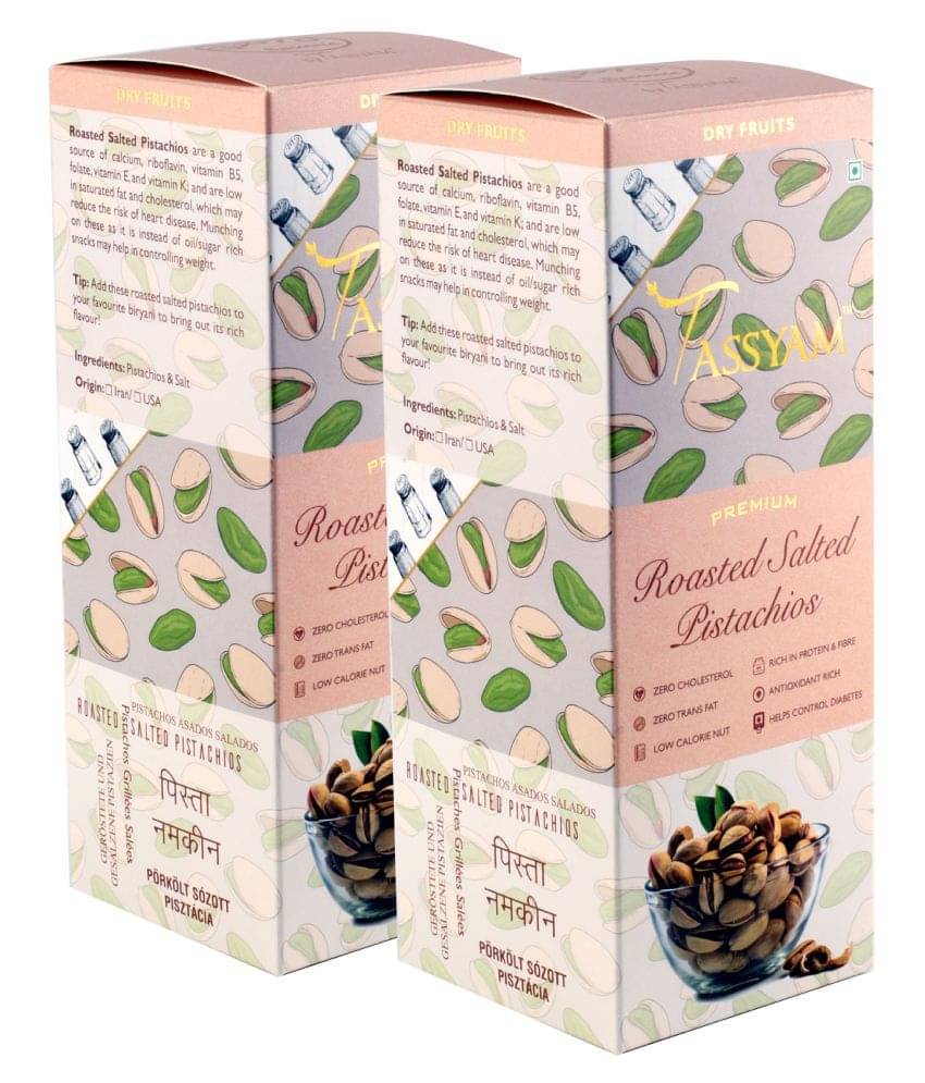     			Tassyam Pistachio Nut (Pista) 200 gm Pack of 2
