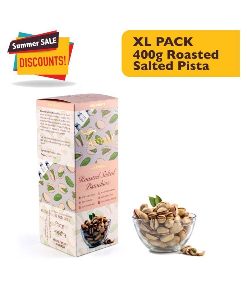 Tassyam Pistachio Nut (Pista) 400 gm Tassyam Pistachio Nut (Pista) 400 gm