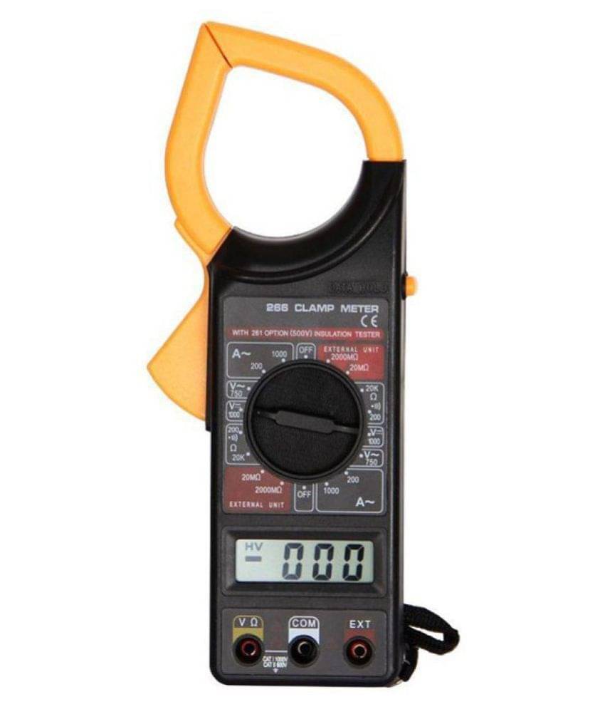     			Unity 266 Clamp Meter Digital AC Clamp Meter AC/DC Voltage AC Current Resistance Tester Multimeter