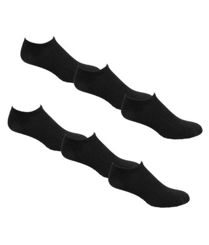     			Tahiro Black Casual No Show Socks