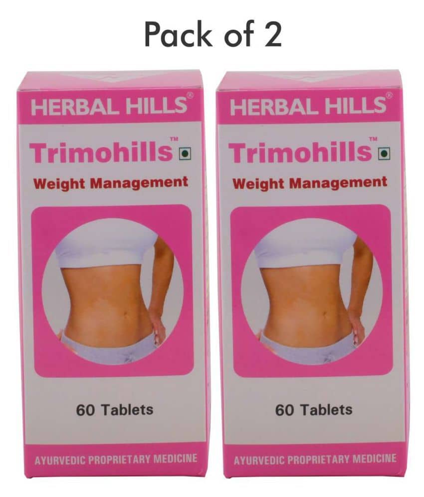 Herbal Hills Trimohills 60 Tablets - Pack of 2 Tablets 1 mg