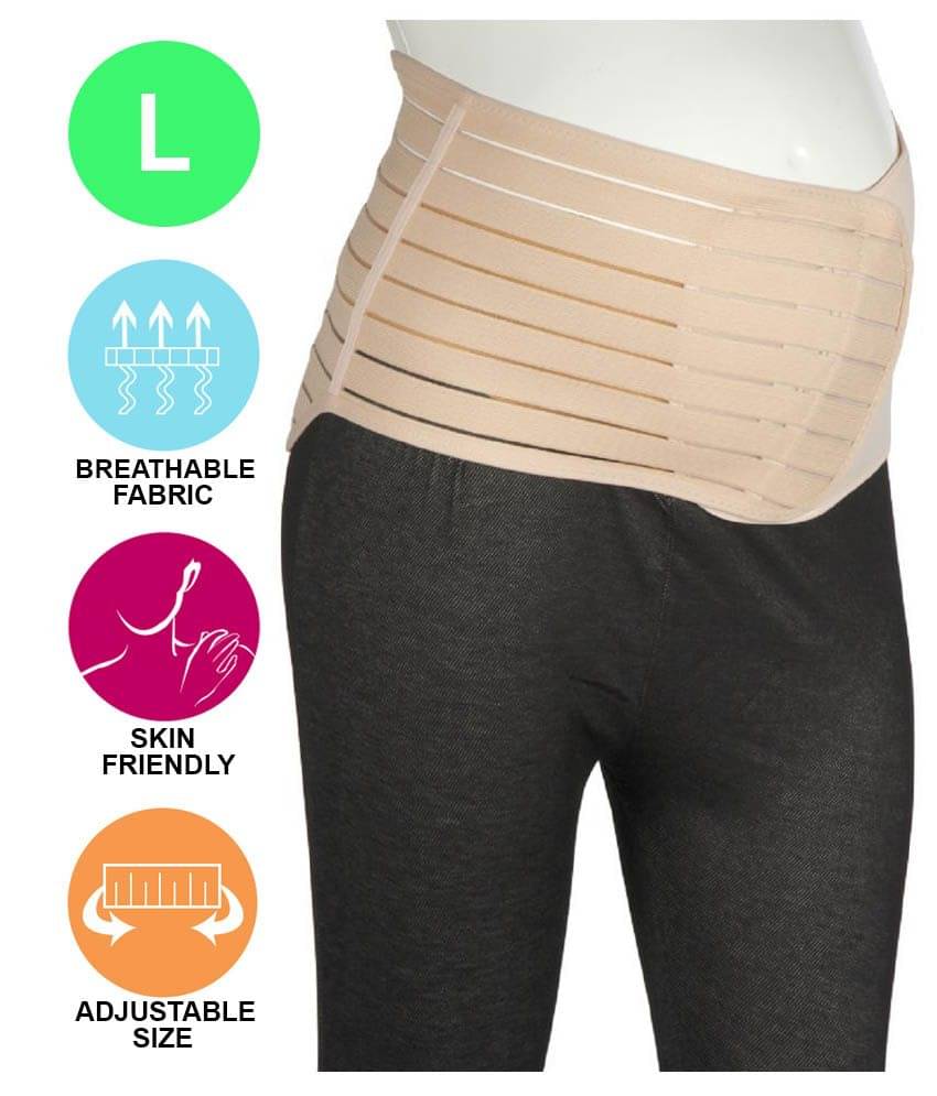     			Mee Mee Beige Maternity Belt Large