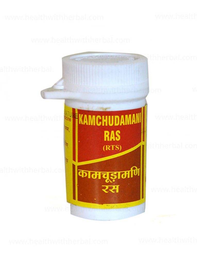 Ayurveda Cure Vyas Pharma's Kamchudamani Ras Tablet 1 gm Pack Of 2 Ayurveda Cure Vyas Pharma's Kamchudamani Ras Tablet 1 gm Pack Of 2