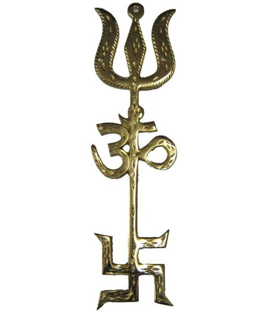     			King & Queen Feng Shui Swastik Om Trishul Symbol