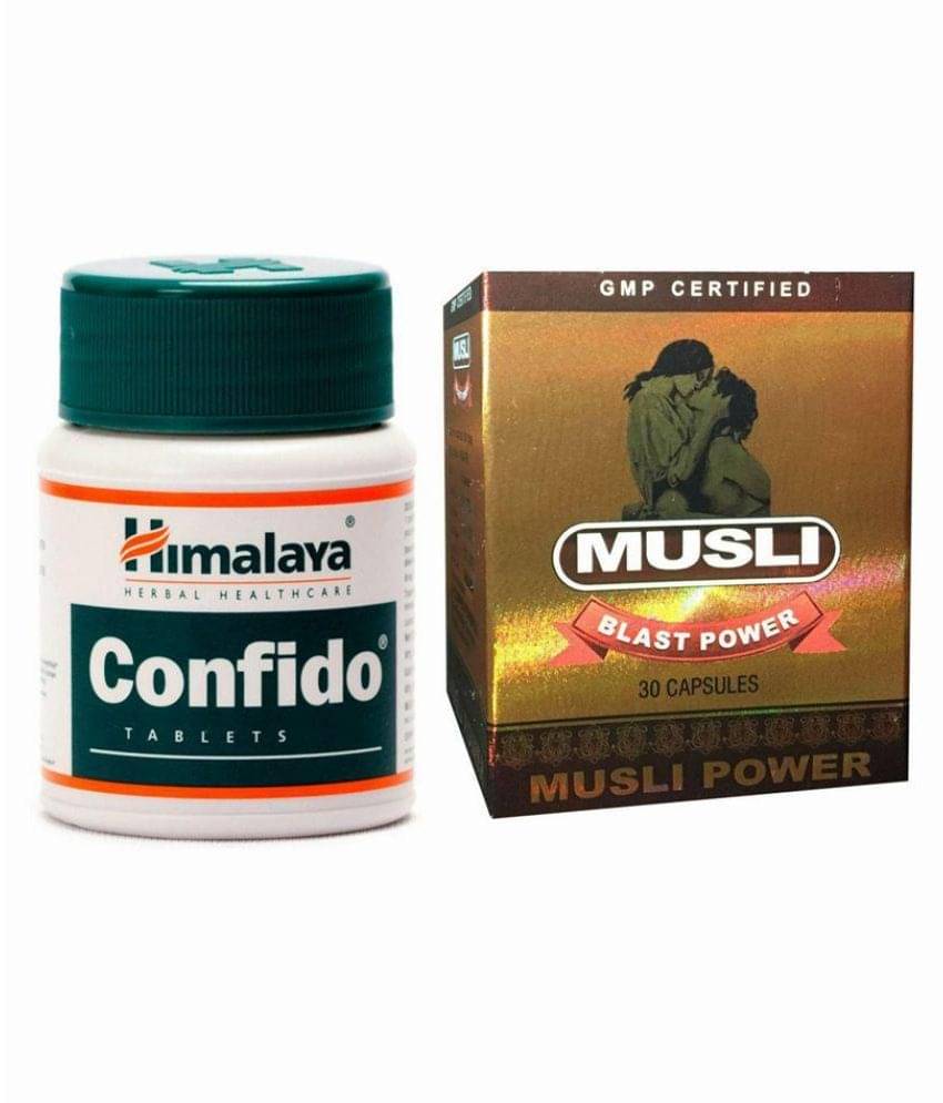 Ayurveda Cure Confido 60 Tablets & Musli Blast Power 30 no.s Minerals Capsule Ayurveda Cure Confido 60 Tablets & Musli Blast Power 30 no.s Minerals Capsule