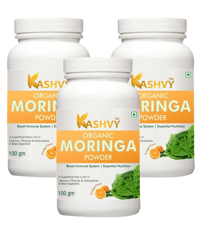 Kashvy Moringa Powder | A Dietry Supplement 300 gm Multivitamins Powder