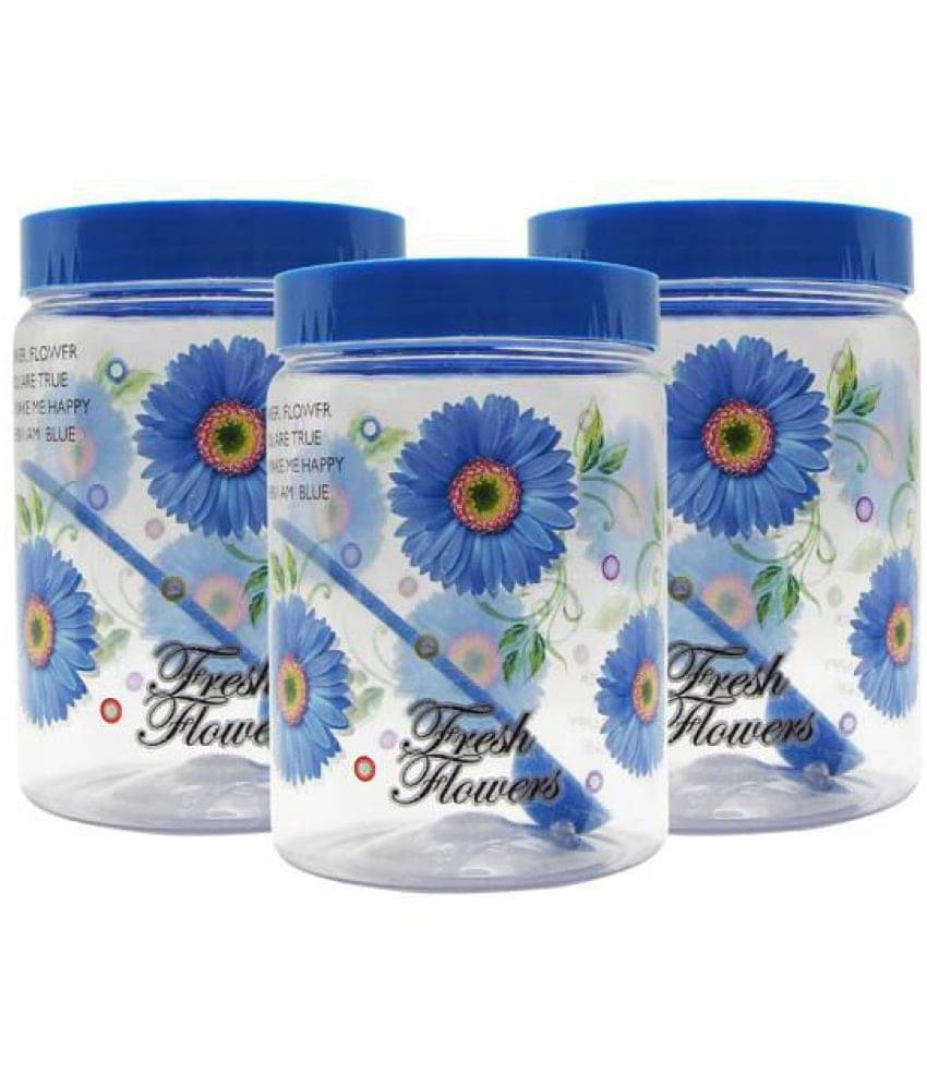     			G-Pet Print Magic Blue PET Food Container Set of 3 2000 mL