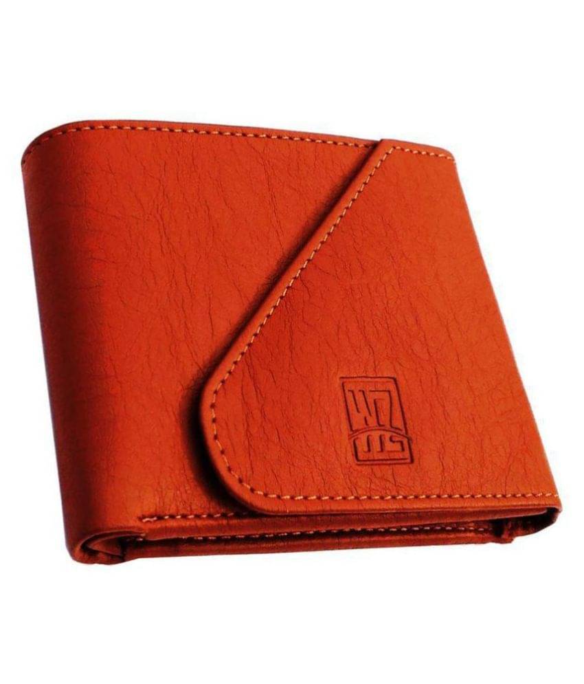     			WENZEST PU Tan Formal Regular Wallet