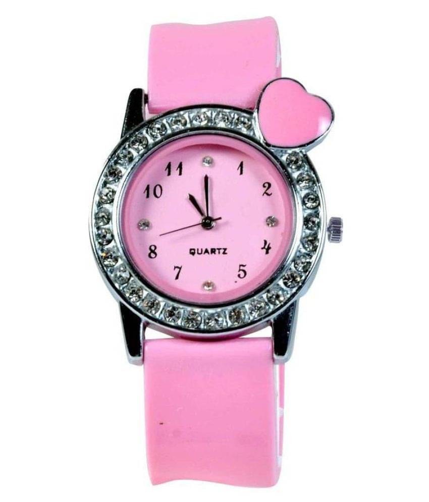     			MIENTERPRISE PU Round Womens Watch