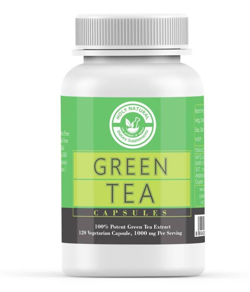 Holy Natural Green Tea Extract - 120 Veggie Capsule 1000 mg Vitamins Capsule Holy Natural Green Tea Extract - 120 Veggie Capsule 1000 mg Vitamins Capsule
