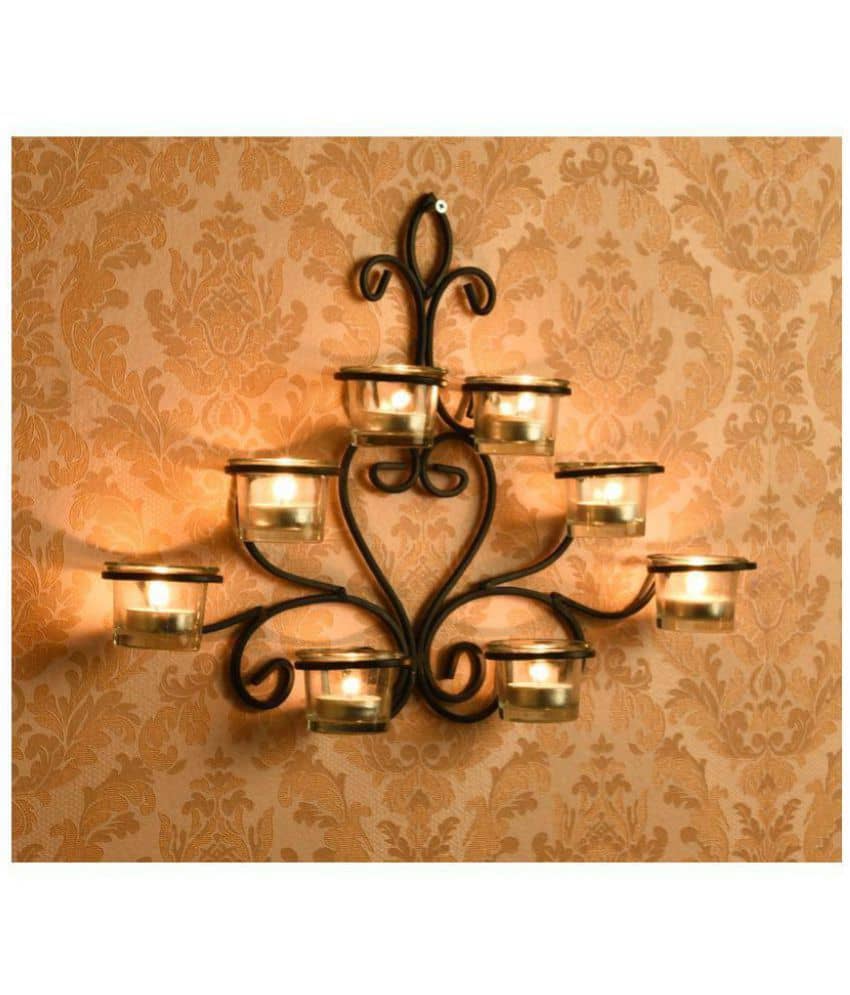 Hosley Black Metal Wall Sconce - Pack of 1