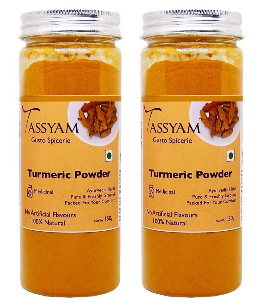Tassyam Haldi Powder (Turmeric) Powder 200 gm Pack of 2 Tassyam Haldi Powder (Turmeric) Powder 200 gm Pack of 2