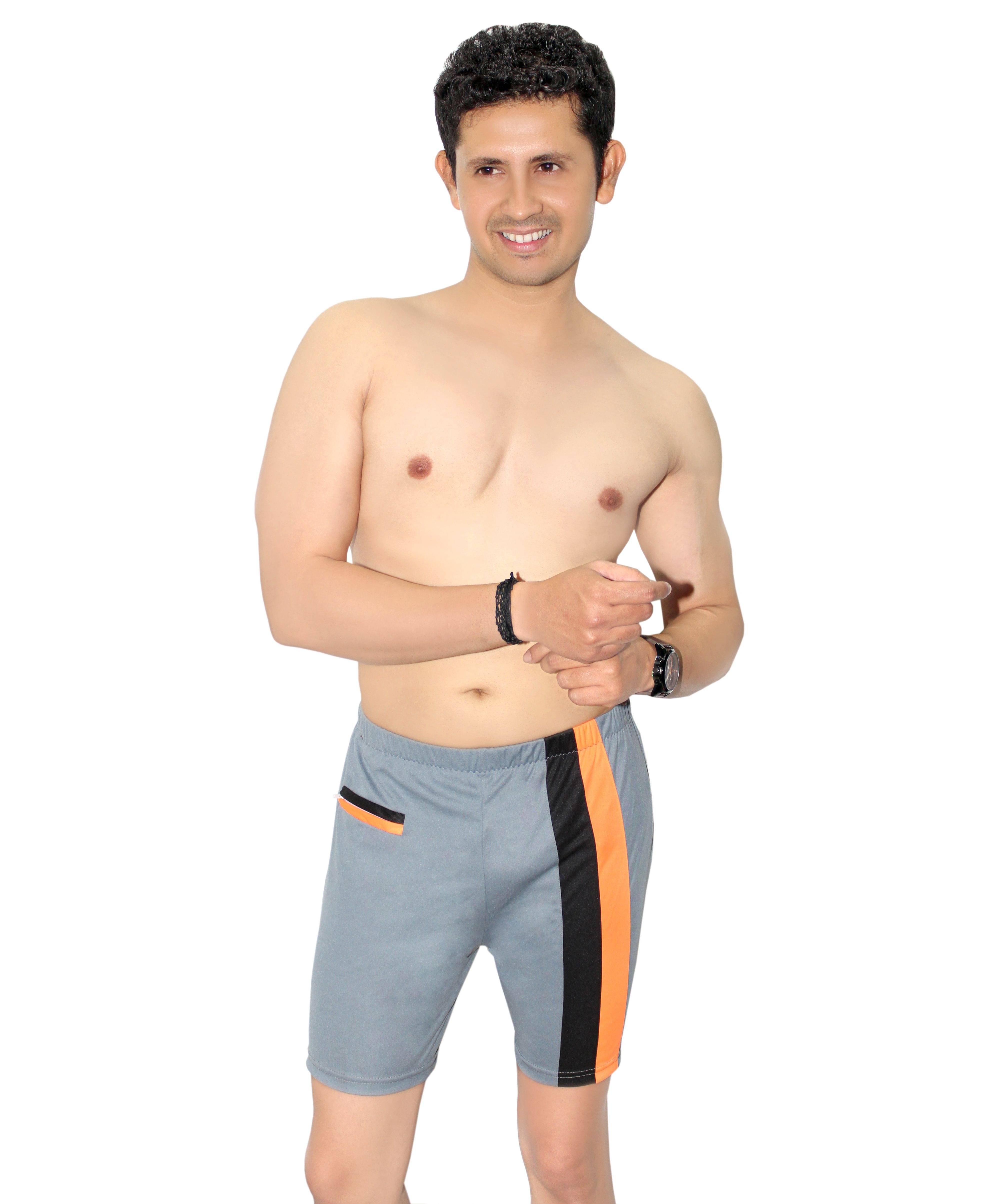     			Goodluck Grey Cotton Lycra Jammer