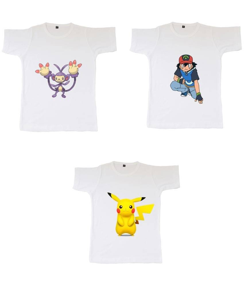     			British Terminal Pack of 1 Boys Cotton T-Shirt ( White )