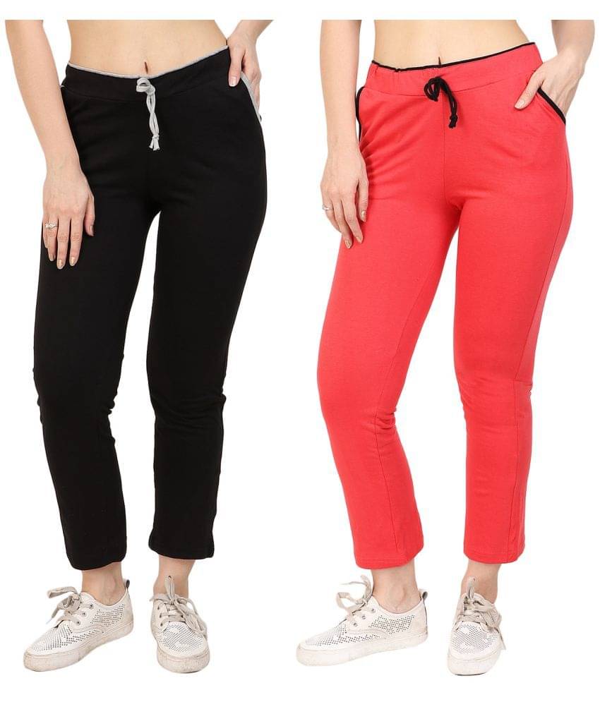     			Diaz Cotton Trackpants - Multi Color