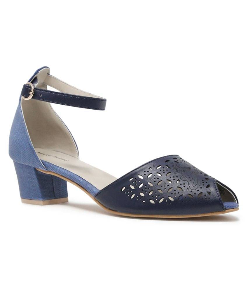 MARC LOIRE - Blue Women's Sandal Heels MARC LOIRE - Blue Women's Sandal Heels