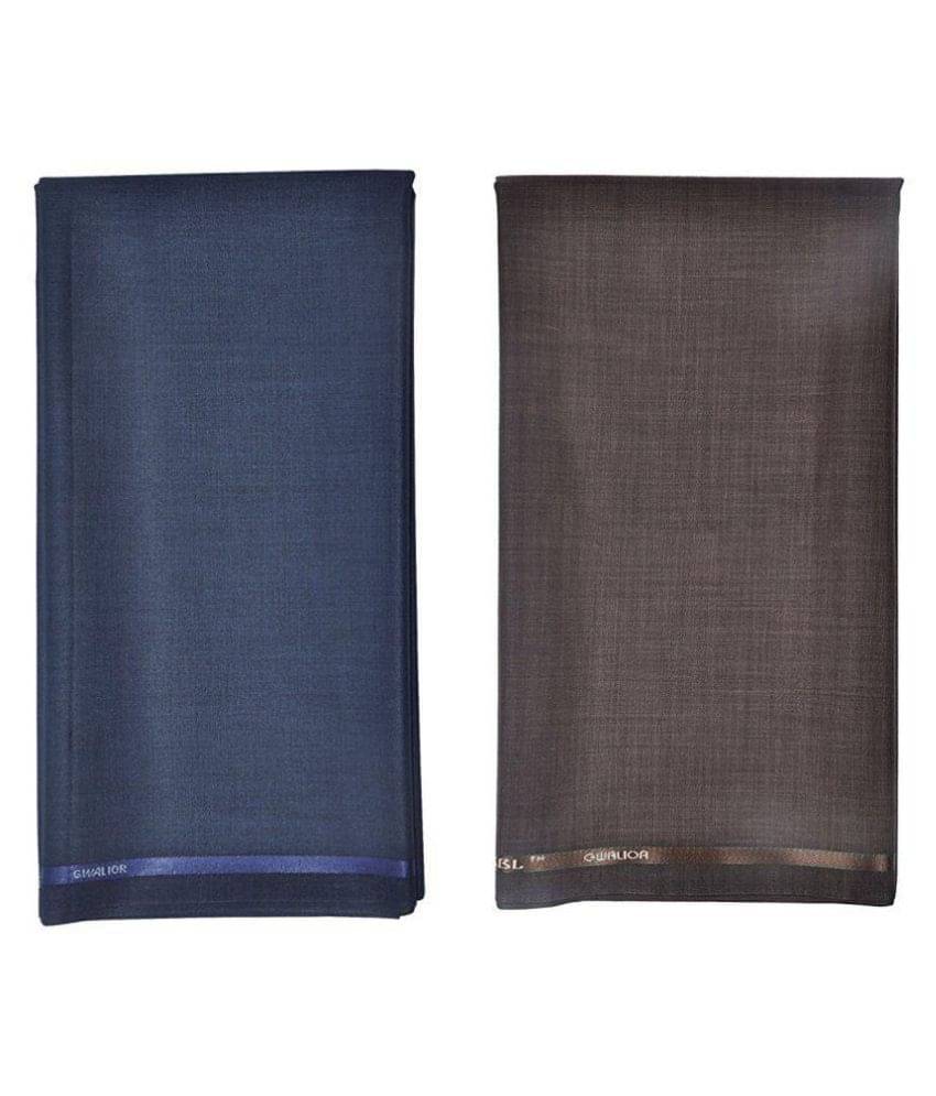 KUNDAN SULZ GWALIOR Multi Poly Viscose Unstitched Pant Pc ( 2 Pant Pieces ) KUNDAN SULZ GWALIOR Multi Poly Viscose Unstitched Pant Pc ( 2 Pant Pieces )
