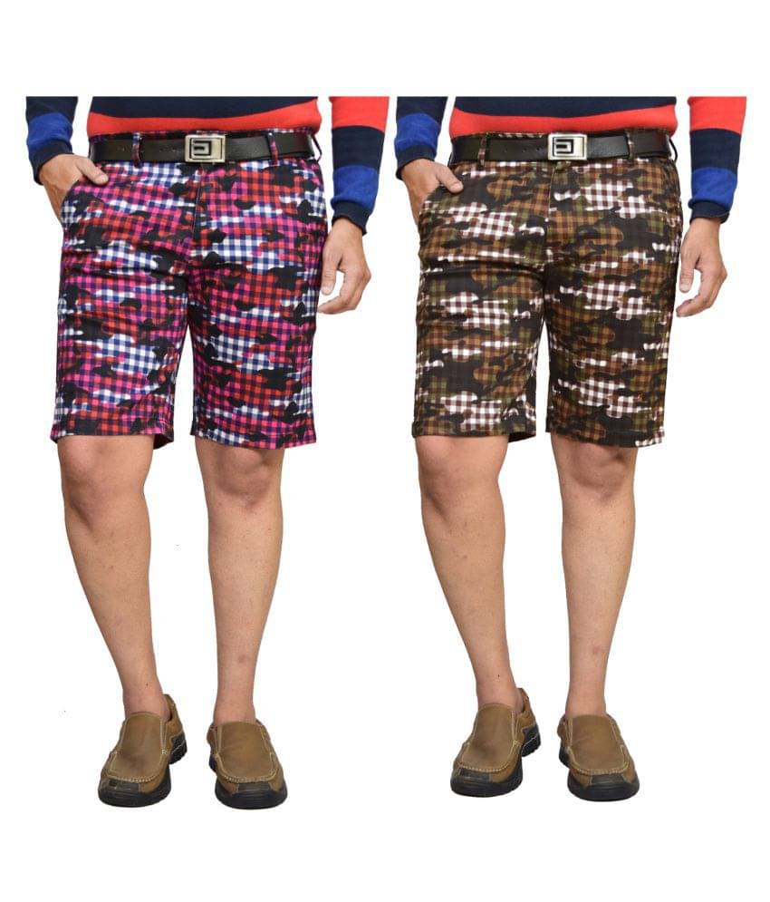     			American Noti Multi Shorts 2 shorts