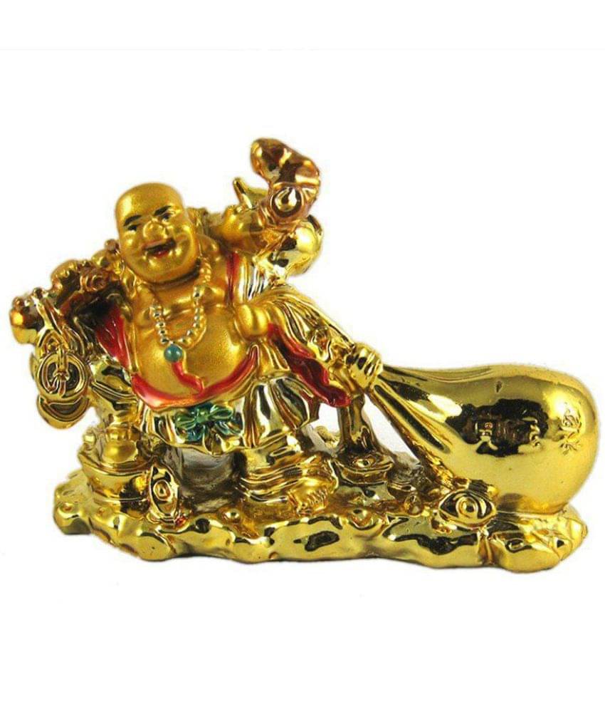     			S.S Creation Feng Shui Laughing Buddha Drag The Money Potli